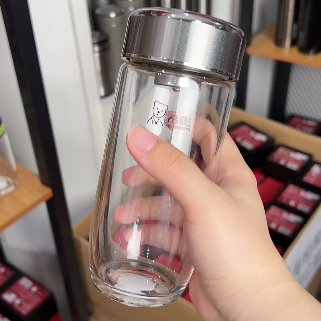 【闪购商品】希诺单层玻璃杯430毫升