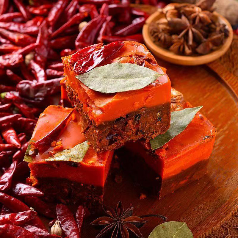 【8袋】重庆牛油老火锅底料超麻辣烫冒菜串串调味料