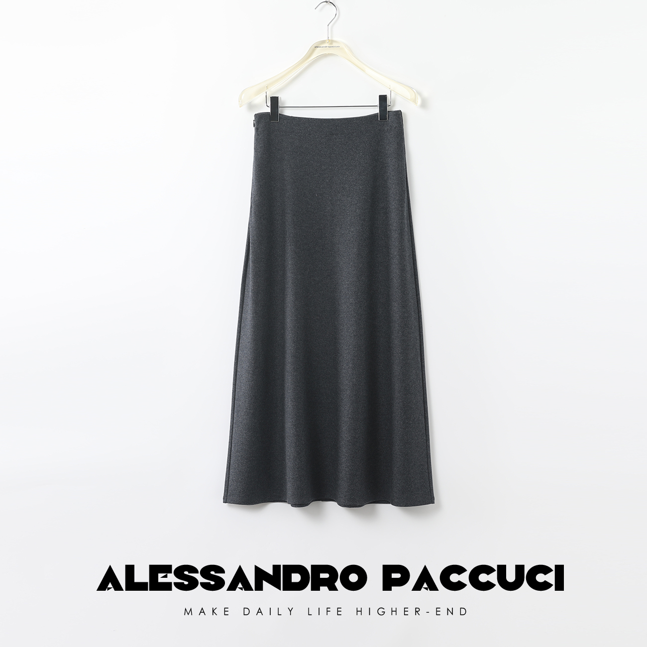 AP洛哥26726X/26723X【静谧时光】绵羊毛垂感显瘦半身裙2024秋季