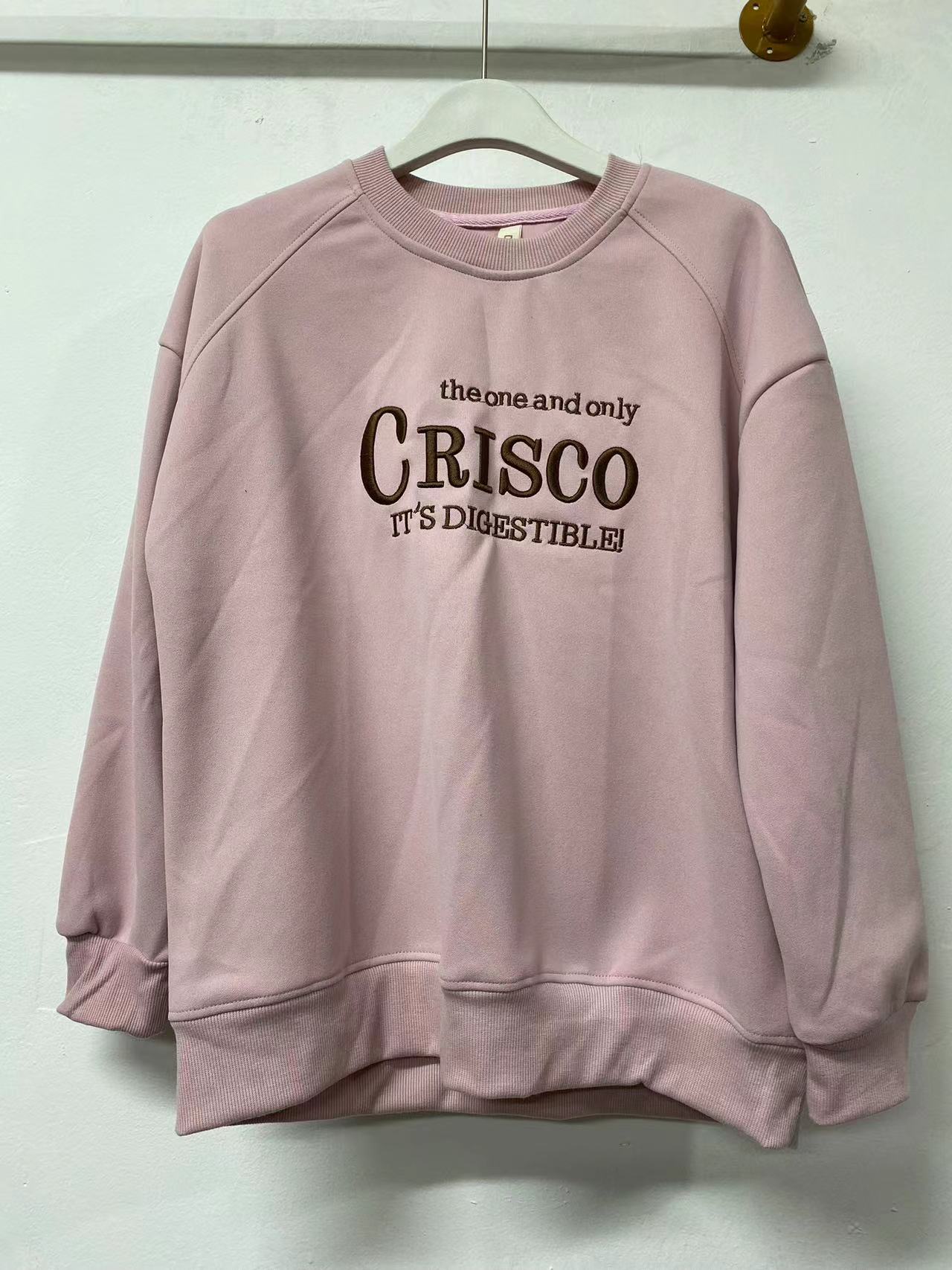 圆领爆款卫衣春秋新款宽松休闲中长款外穿显瘦上衣潮