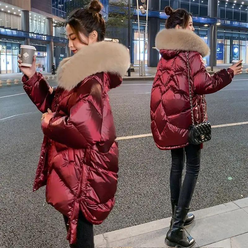 波司断码23新款羽绒服高档新款免洗棉服棉衣女加厚保暖时尚