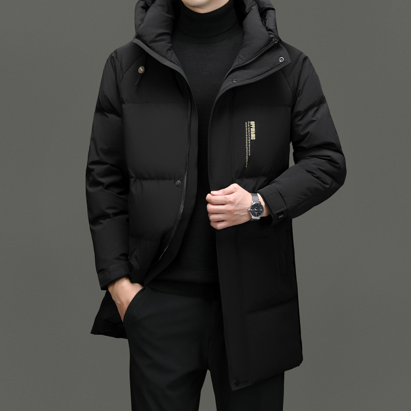 波司登【高端鹅绒】波司I登羽绒服男士中长款加厚保暖冬季新款休闲