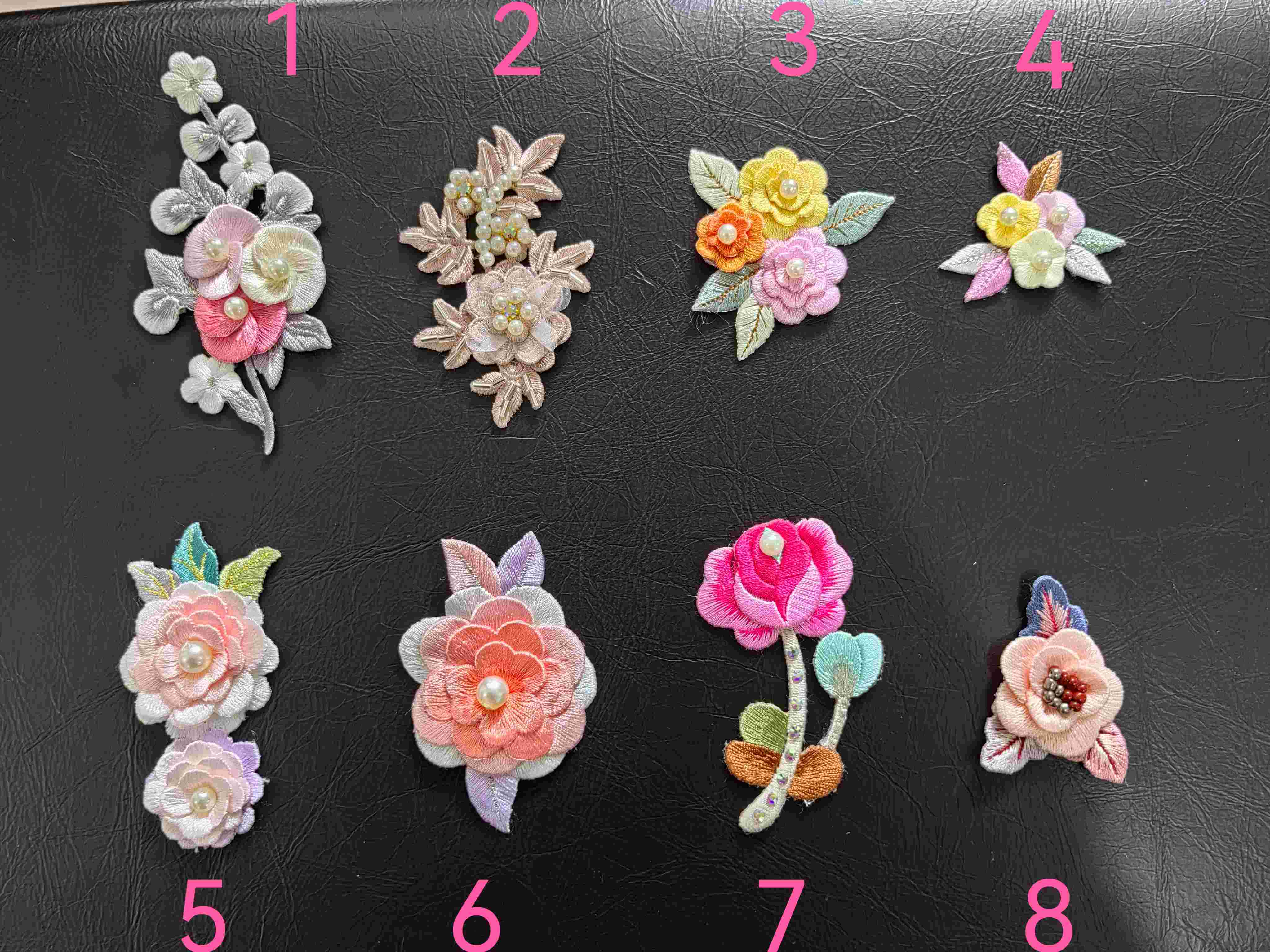 韩服配饰，贴花，布艺