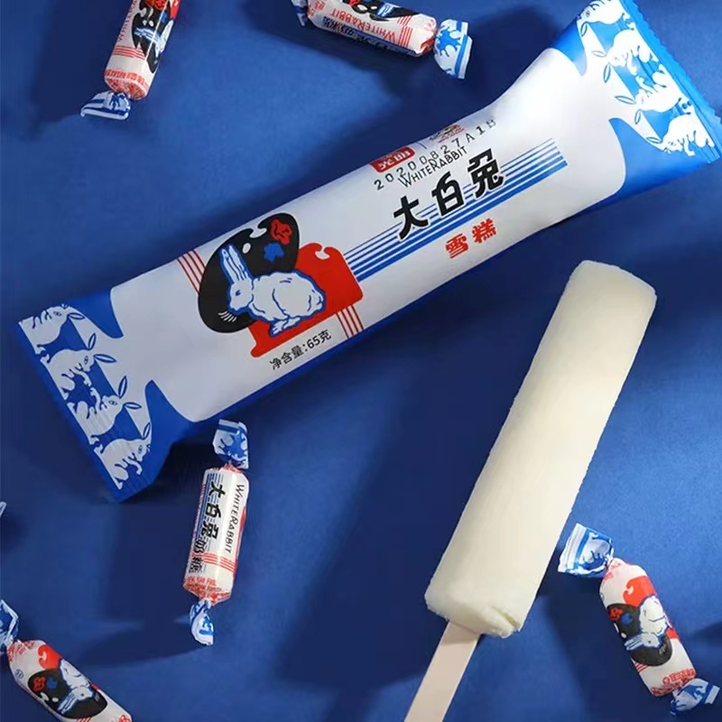 光明65g大白兔棒支