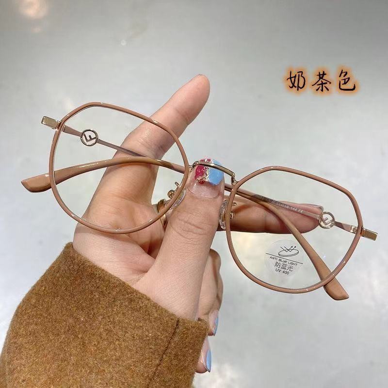 防蓝光眼镜女有度数防蓝光辐射时尚素颜神器护目近视网红学生韩版