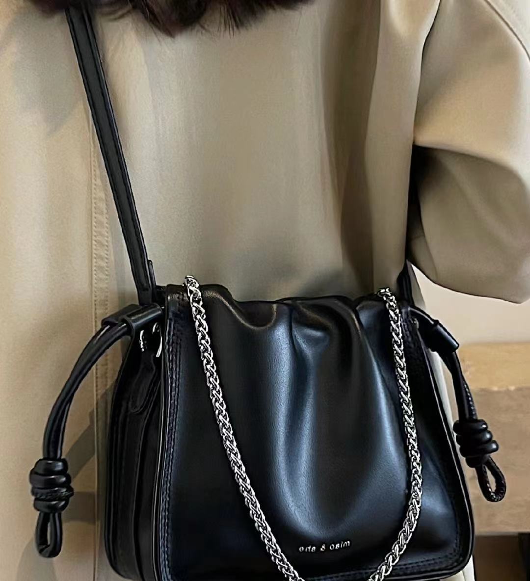 2024年新款0636-0665红色百搭千鸟格手提包包牛仔