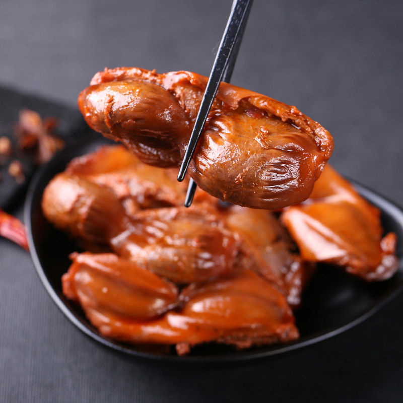 卤味香辣鸭胗独立小包装酱香鸭肫熟食鸭胗休闲鸭肉类小吃零食食品