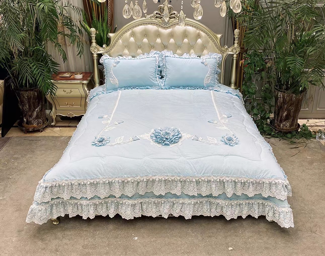 高端蒙娜韩国婚庆四件套