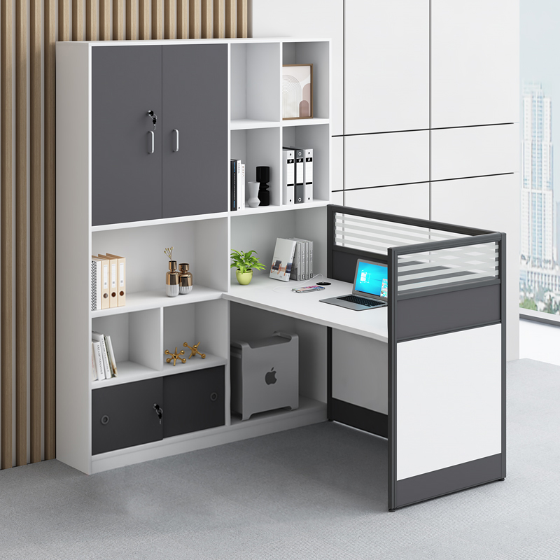 办公桌椅组合职员桌高柜屏风工位工作可定制办公桌