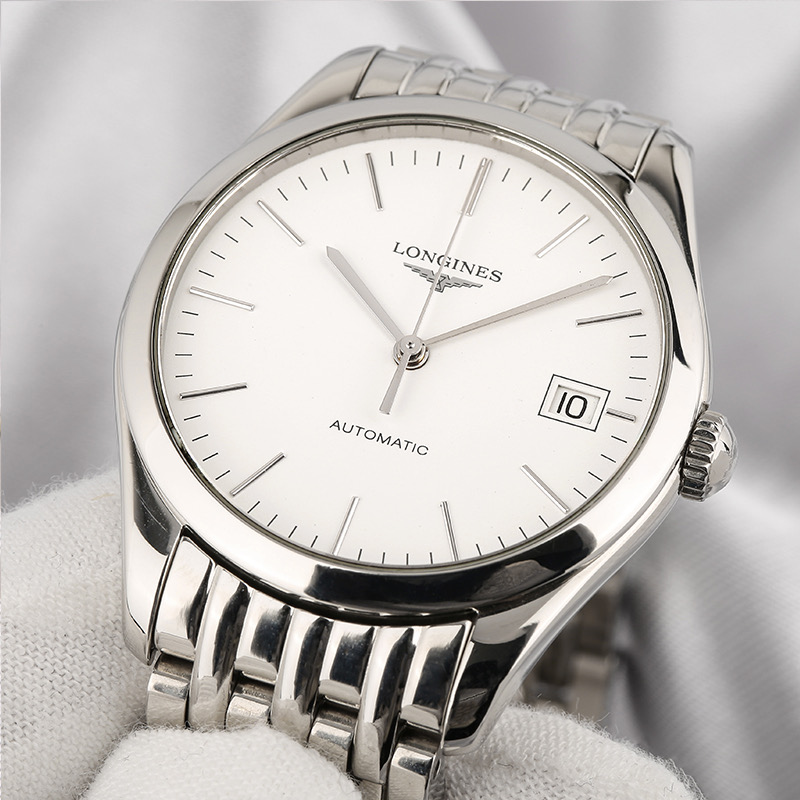 99新 Longines/浪琴  L4.898.4.12.6/浪琴898经典雅致/36表径