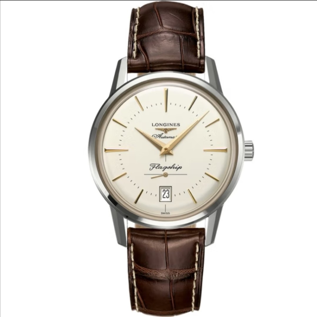 99新 Longines/浪琴 L4.795.4.78.2/金针复古795/38.5表径
