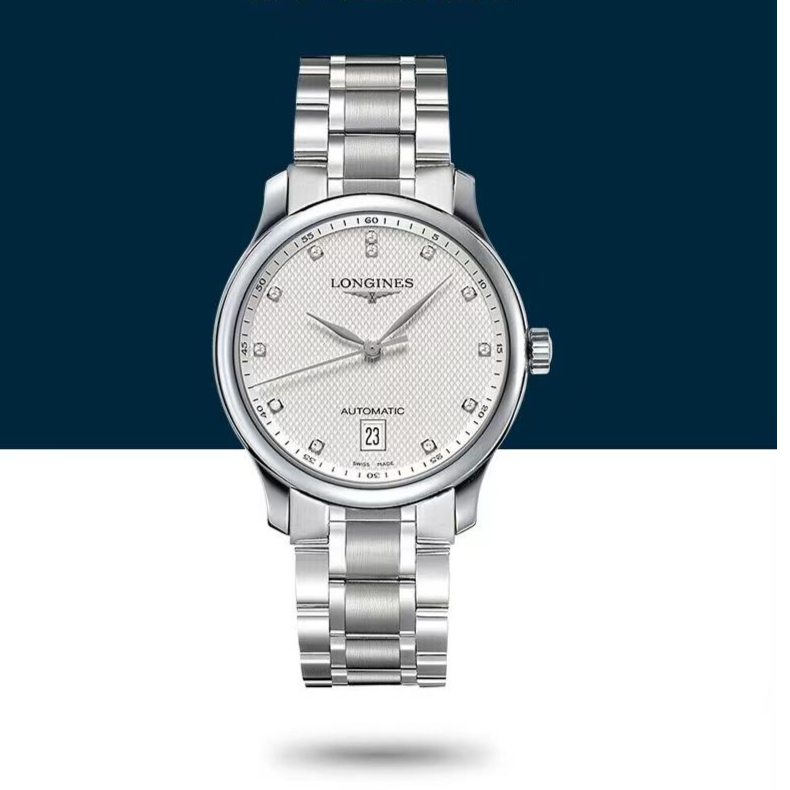 99新 Longines/浪琴  L2.628.4.77.6/名匠628商务原镶钻/38.5表径