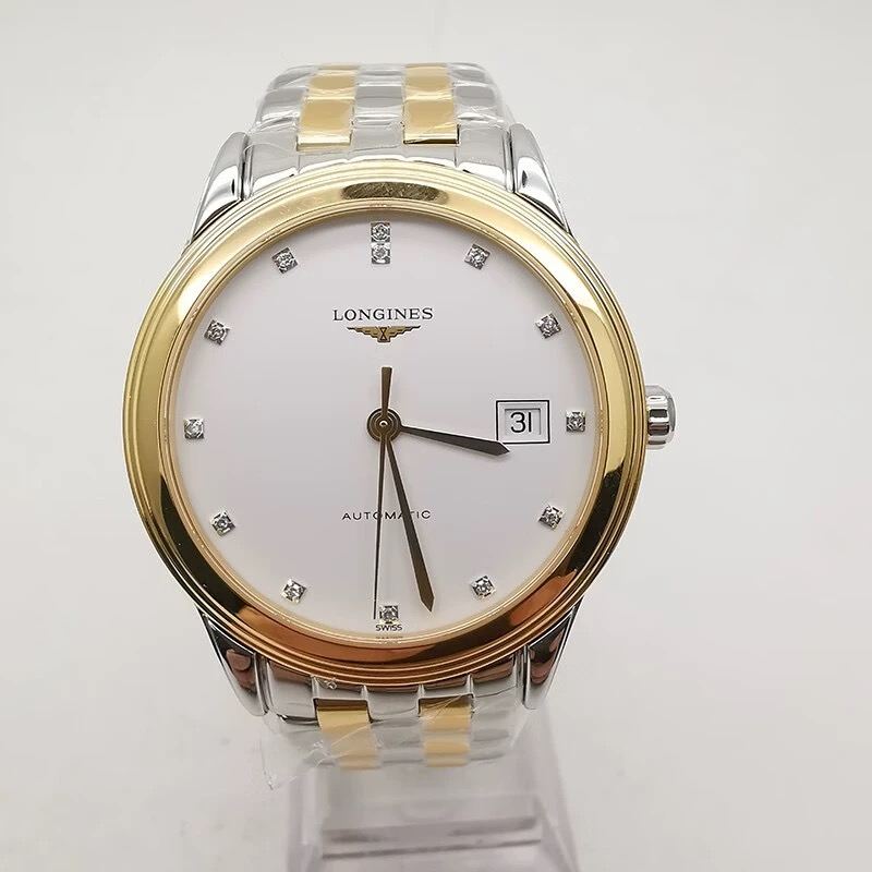 99新 Longines/浪琴 L4.974.3.27.7/浪琴974间金军旗/38.5表径