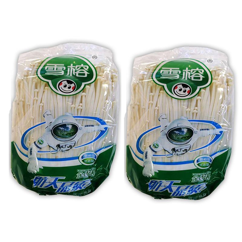 雪榕金针菇400g两袋组合装