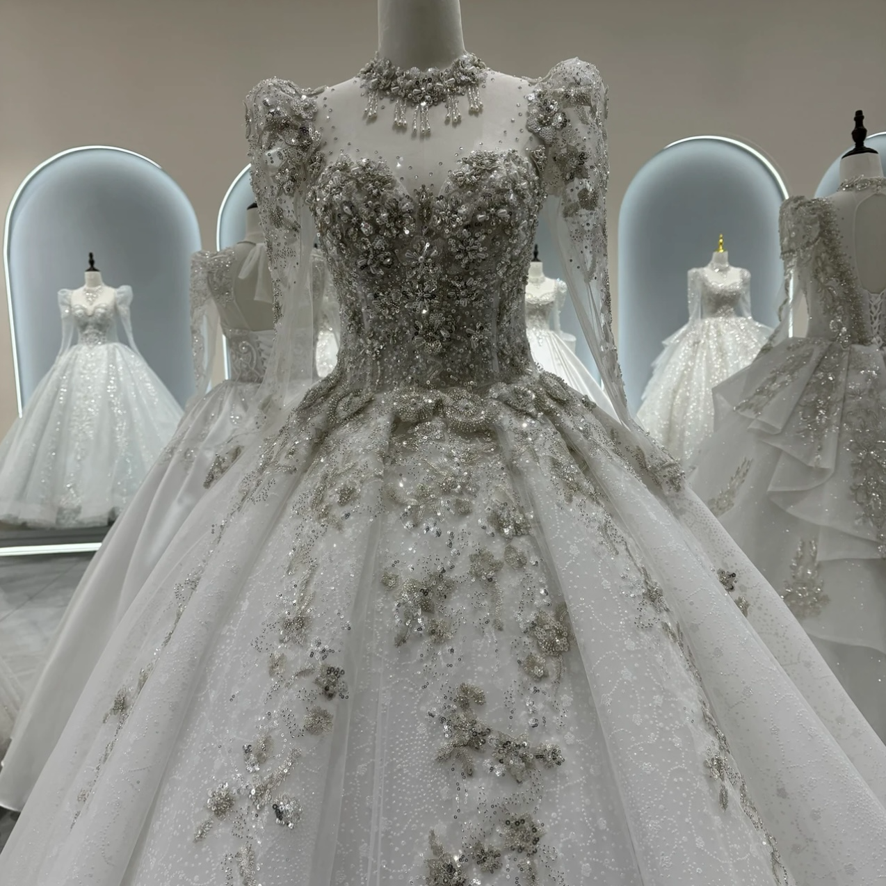 直播间专拍库存 婚纱 礼服 秀和-默认微瑕no退no换 -下单备注编号