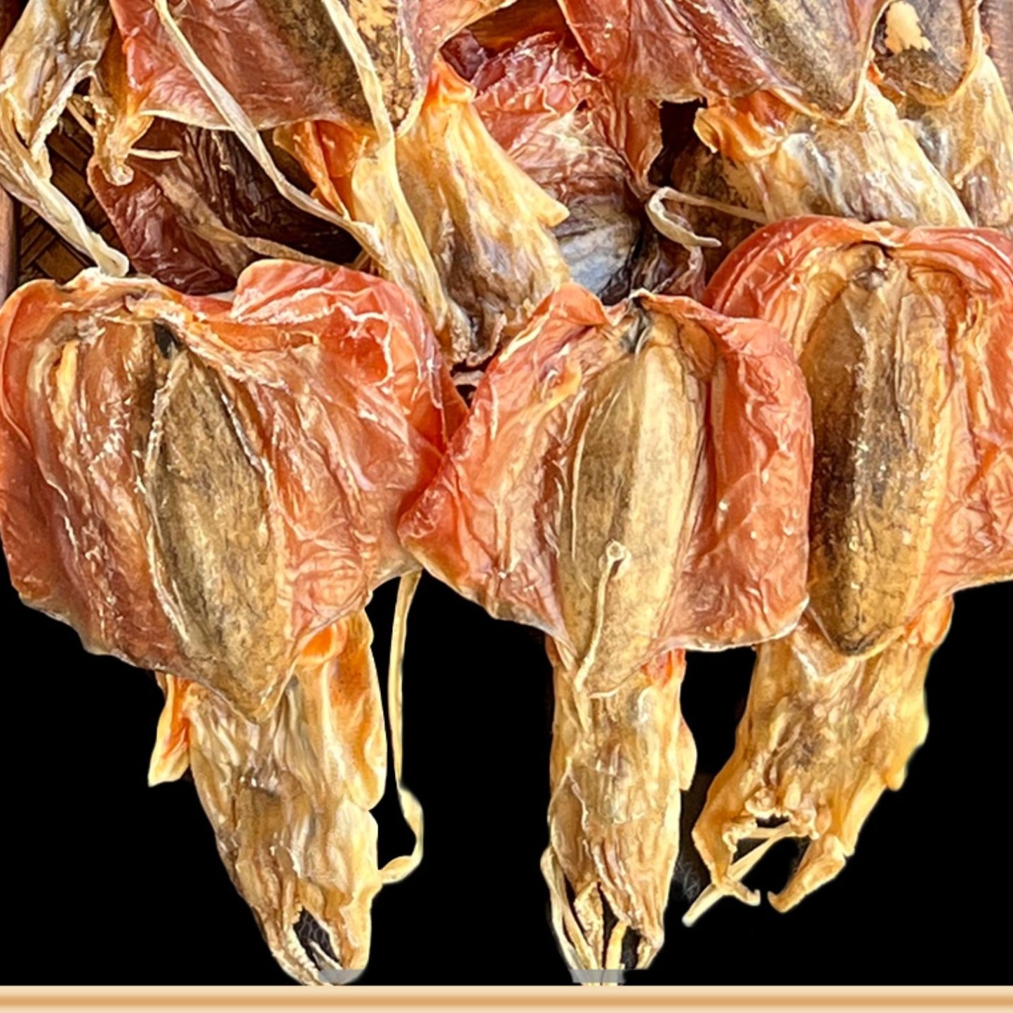 北海渔民船晒生晒串孔淡晒墨鱼干大目鱼干乌贼干干货正宗精品货