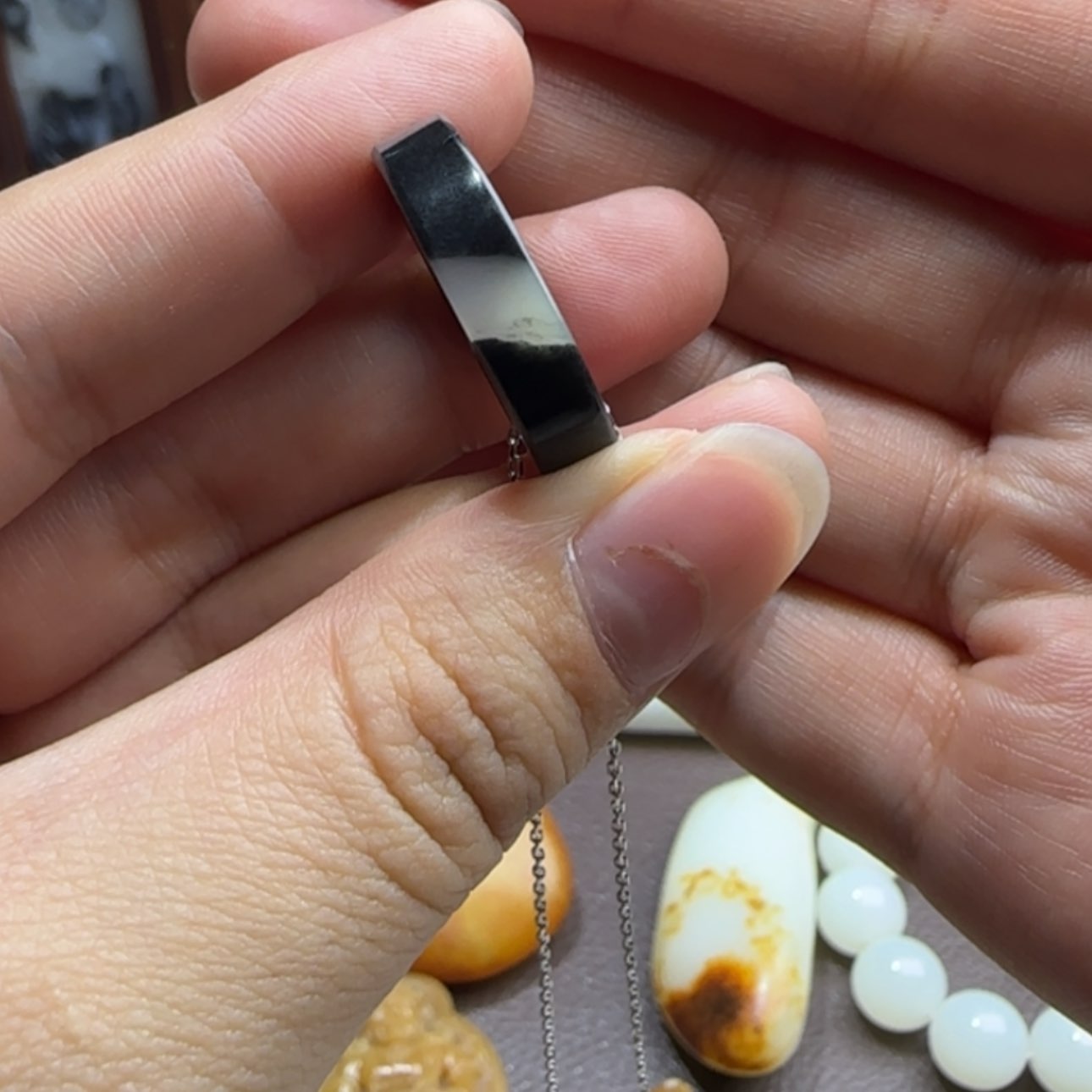 【闪购商品】和田玉戒指未镶嵌