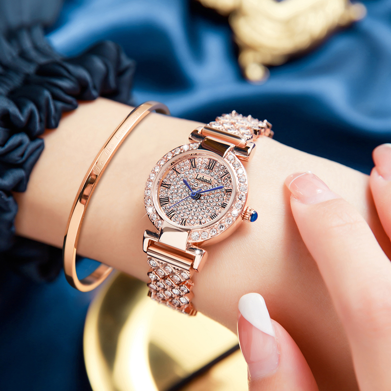 2023新款精工满钻小聚宝盆手表女士气质腕表（董董）