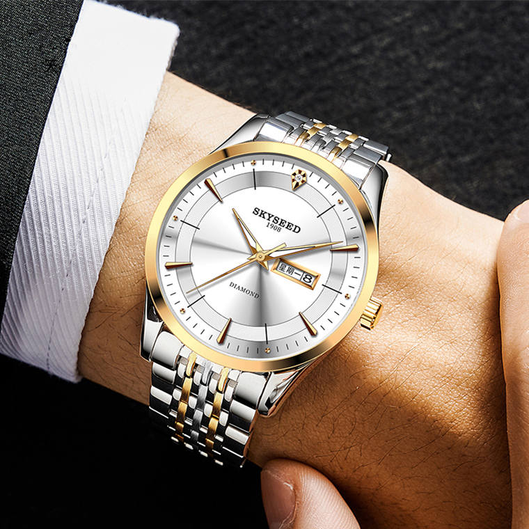 男士手表时尚双日历男士腕表（祁总）