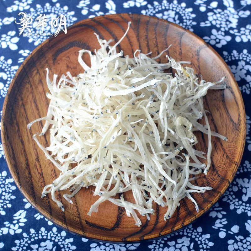 全淡银鱼干小鱼干淡水无盐小银鱼白亮都昌特产150g土特产农村特色