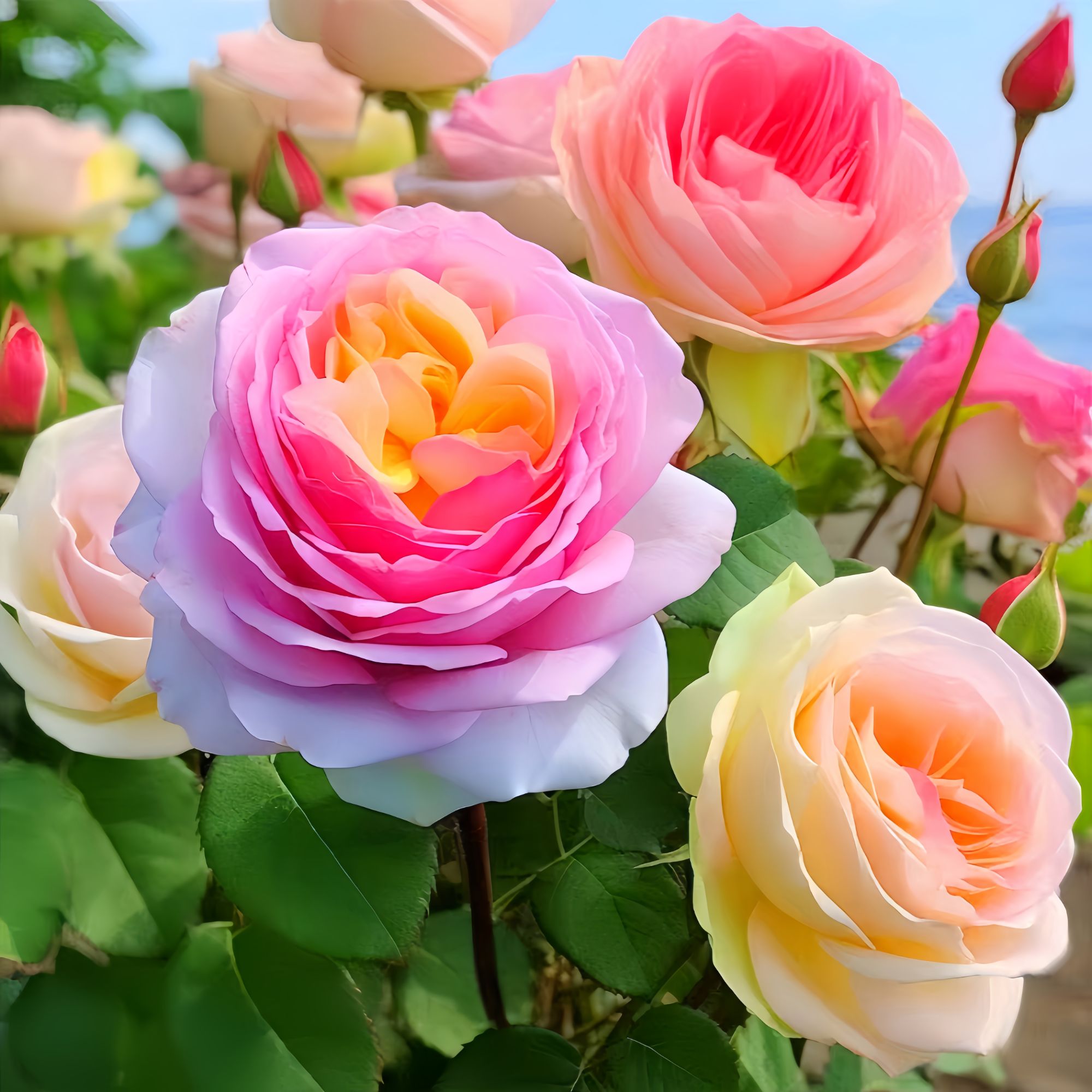 正宗浓香型玫瑰花苗老桩月季卡罗拉红室内外绿植盆栽耐寒四季开花