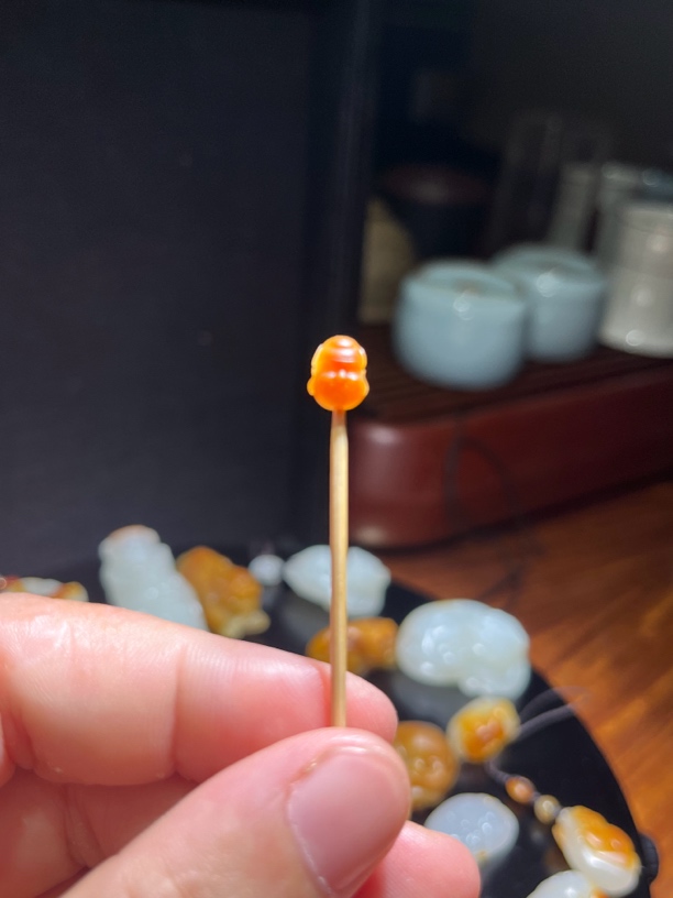 财神头顶珠 皮色好