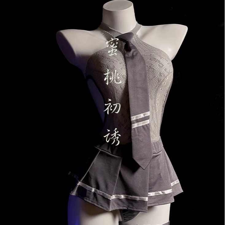 蕾丝显瘦睡裙时尚性感女士动漫日常ol二次元和风女款纯色