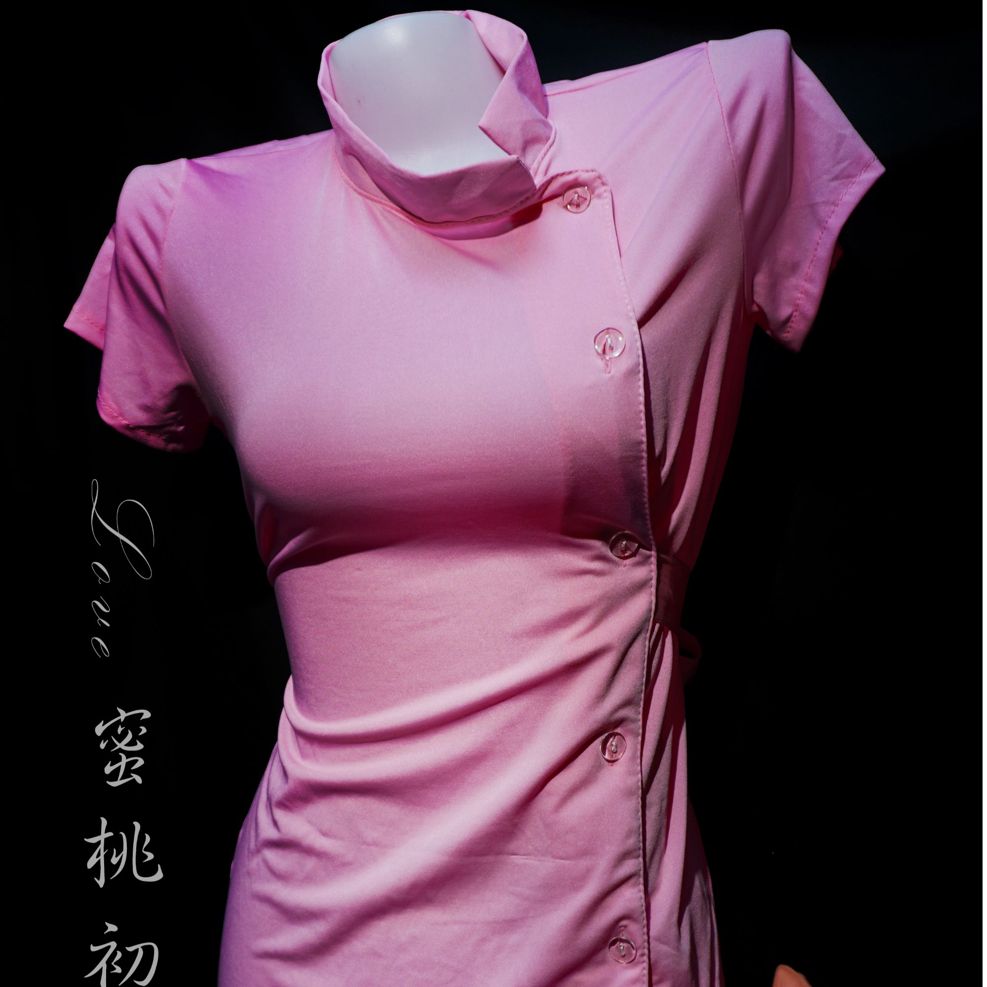 一体睡裙纯色女款时尚休闲女士夏季透气修身弹力显瘦长袖网红性感