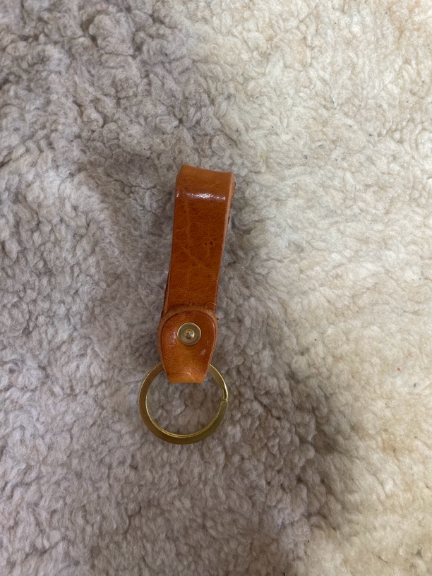 植鞣牛皮加厚钥匙扣