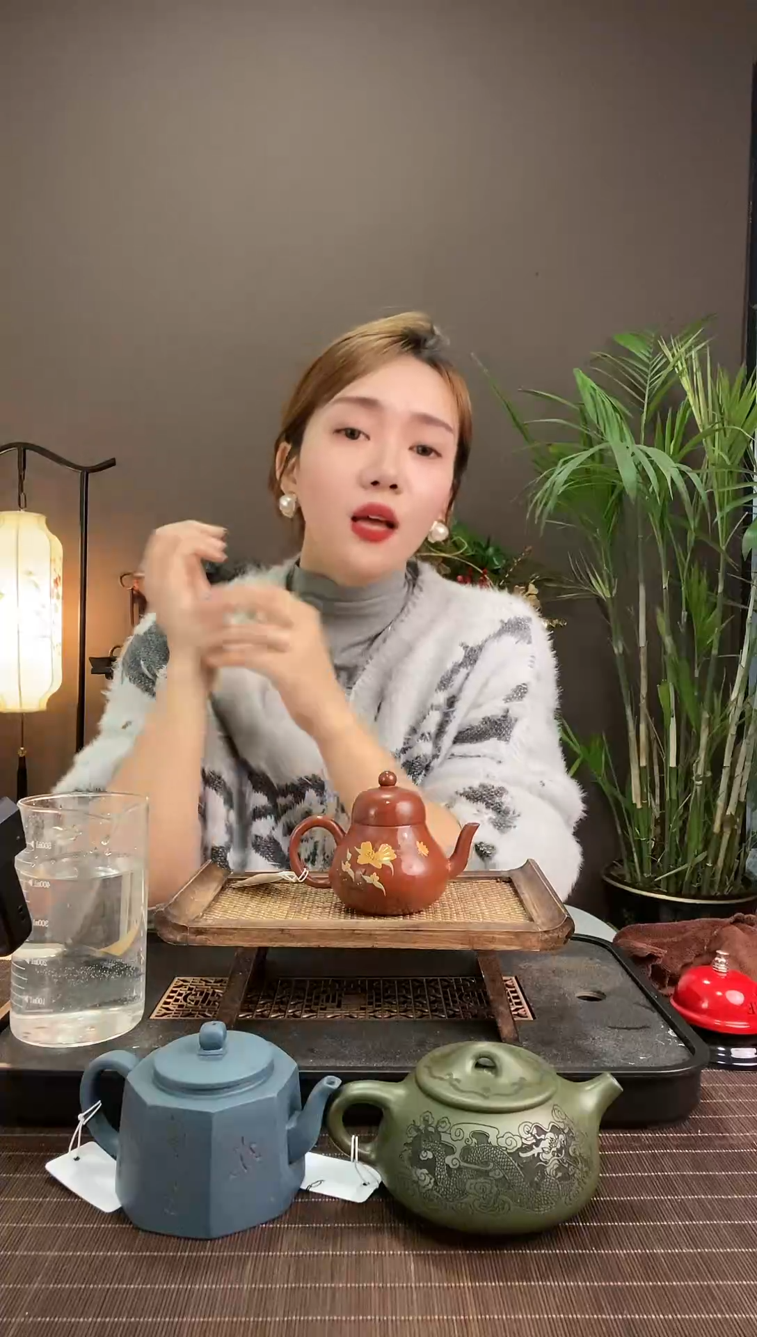 【闪购商品】紫砂茶壶大红袍彩绘思婷 （婷）