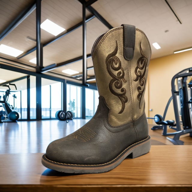 女靴 个性彩靴户外百搭休闲牛仔骑士复古轻便马靴西部靴日常圆头