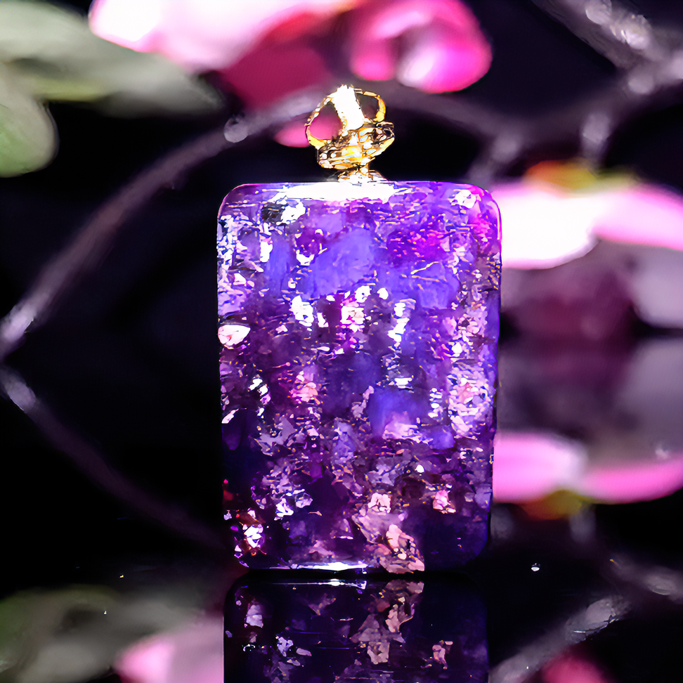 桃红紫苏苏无事牌吊坠【老赵严选】-多样性发其一