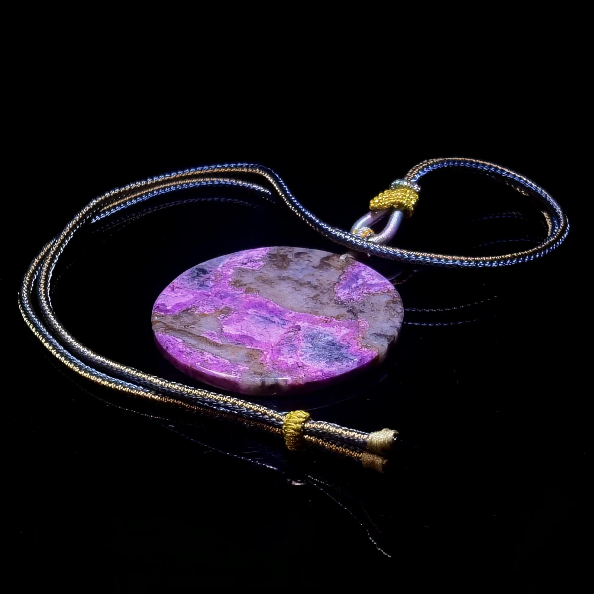 樱花粉圆牌吊坠【老赵严选】-多样性发其一