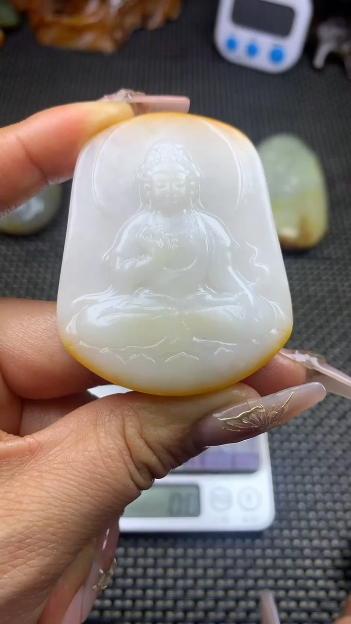 【闪购商品】和田玉挂件未镶嵌1