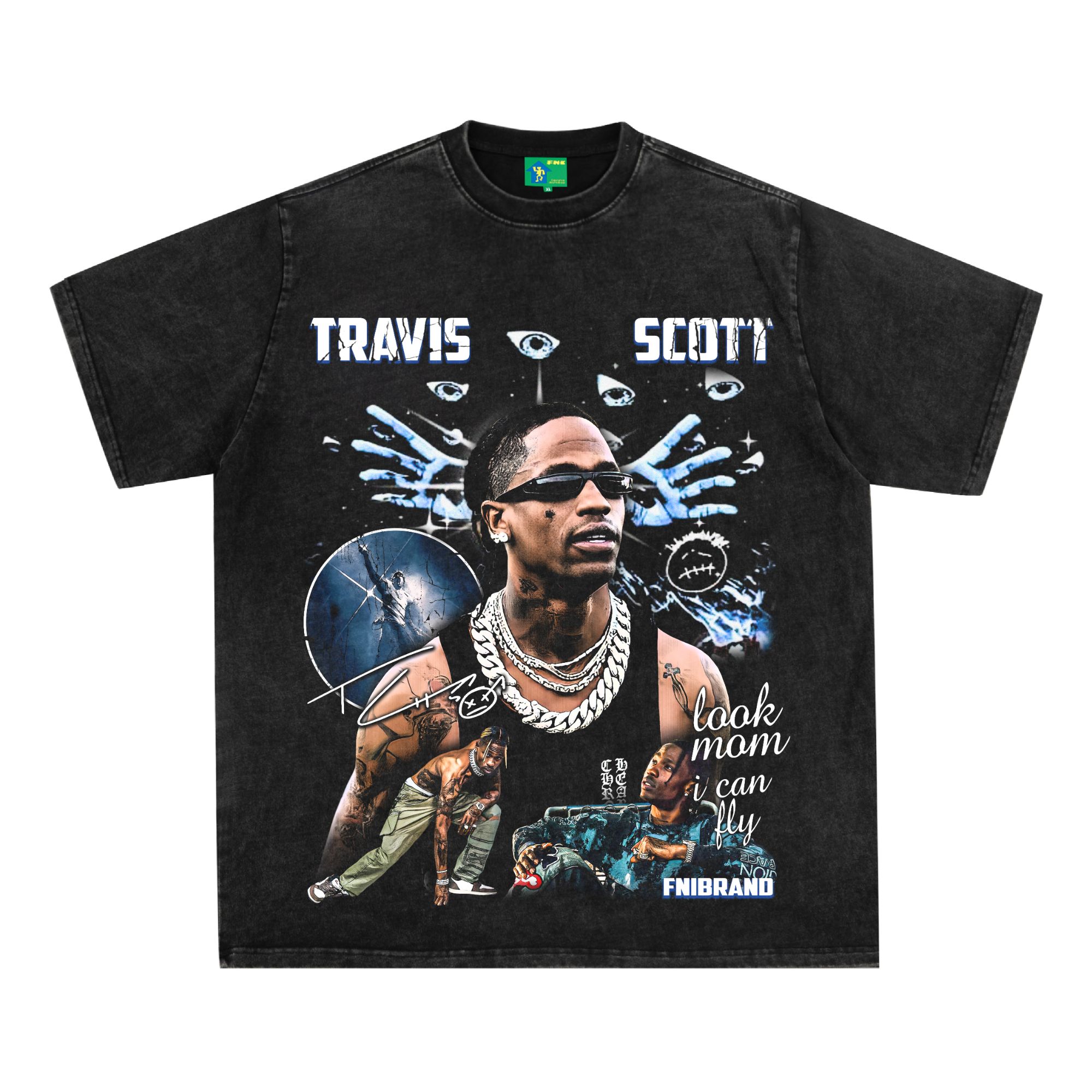 <FNIFNI>-ts-男女同款t恤美式纯棉夏季短袖上衣国潮新款