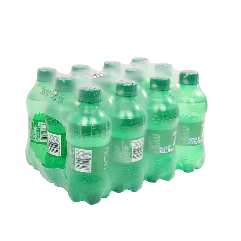 百事七喜冰爽柠檬味汽水 300ml*12瓶 果味 碳酸饮料 快乐水