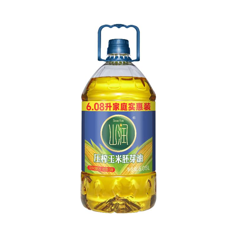 山润压榨玉米胚芽油 6.08L/桶