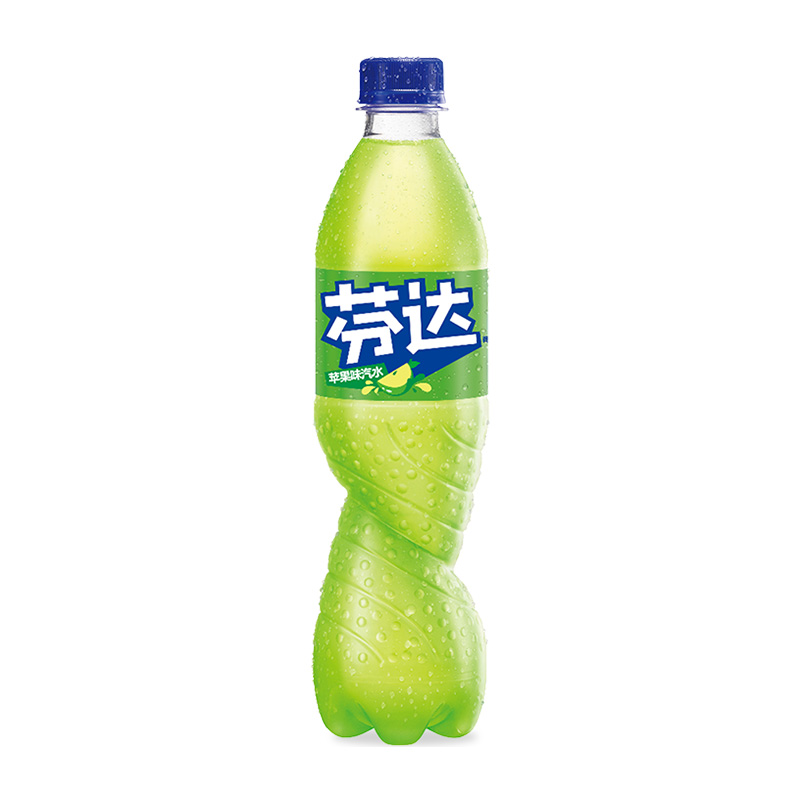 芬达苹果味汽水 500ml/瓶