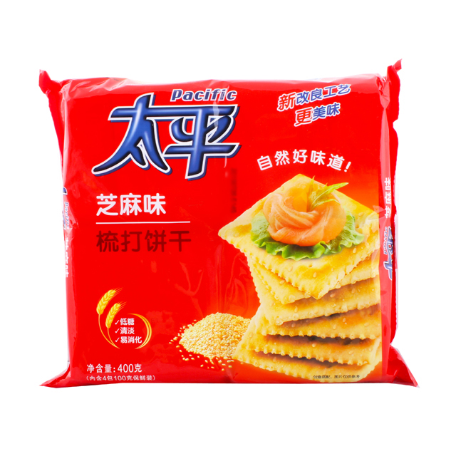 太平芝麻味梳打饼干 400g