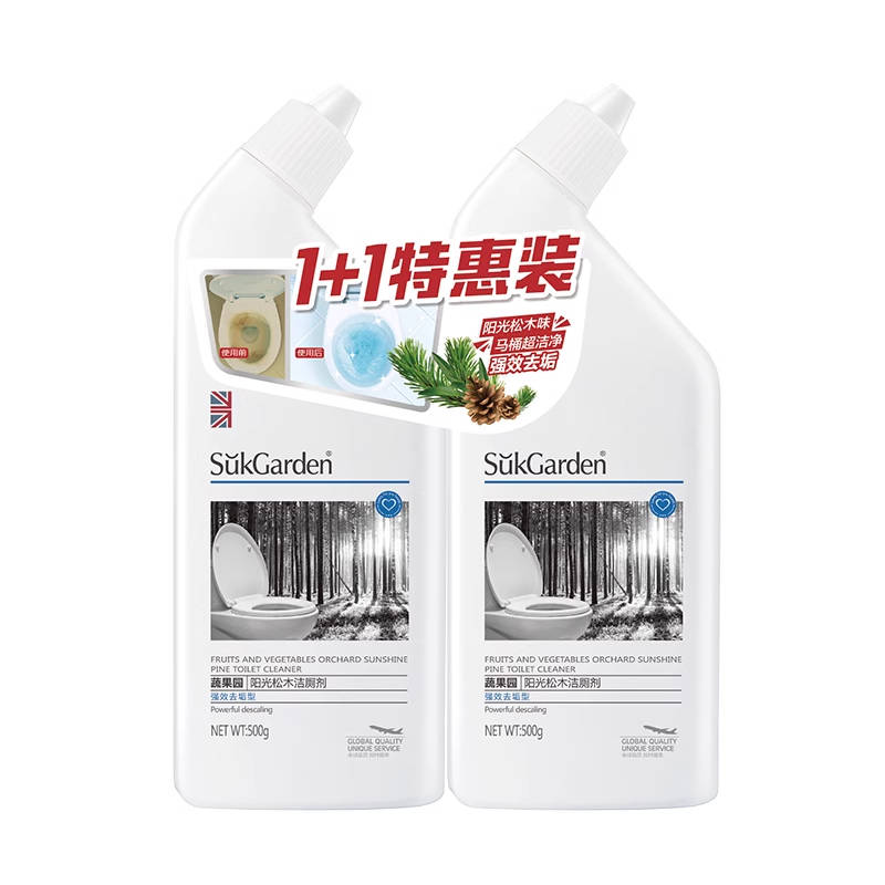蔬果园阳光松木洁厕剂促销装 500g*2瓶