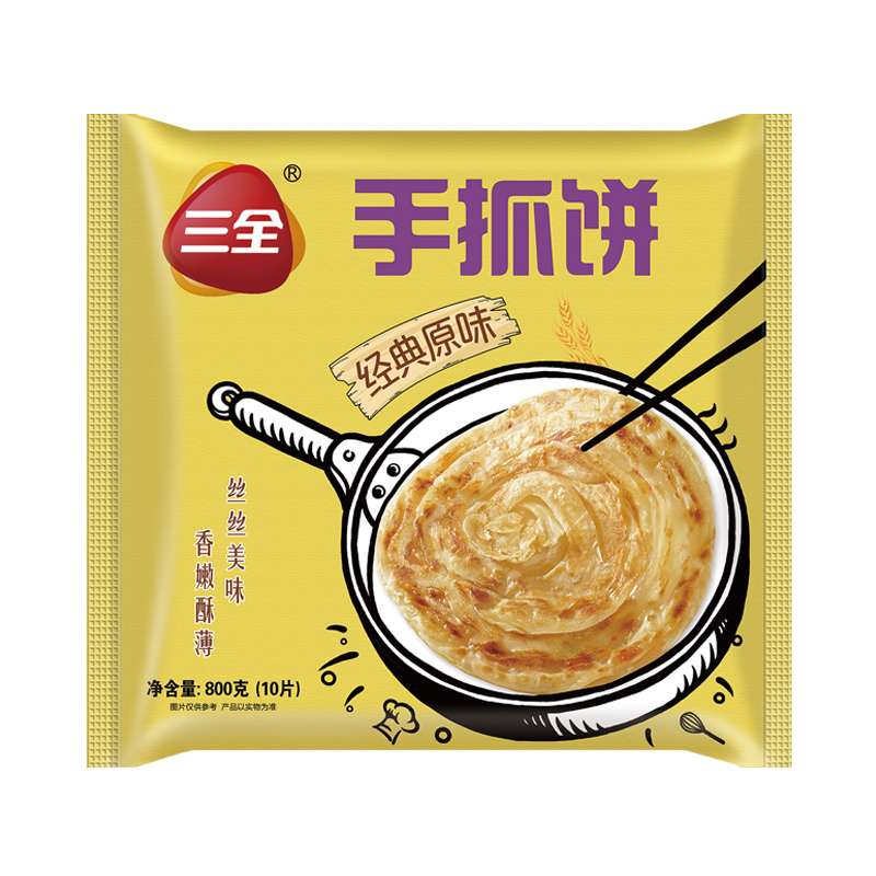 三全手抓饼经典原味 800g