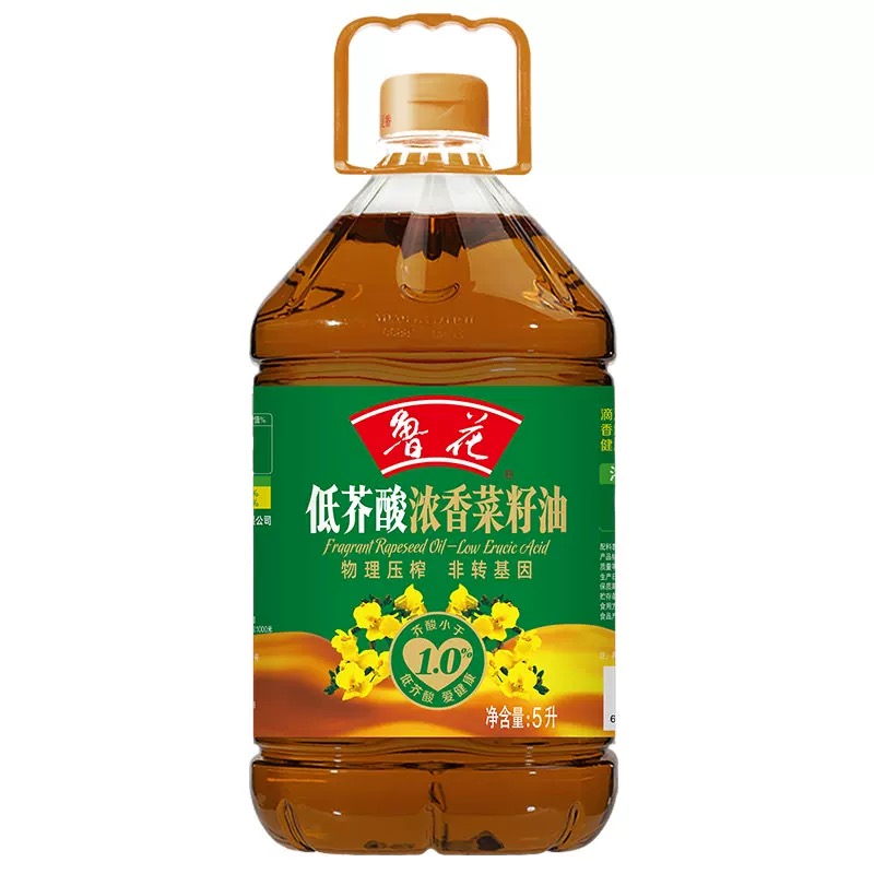 鲁花低芥酸浓香菜籽油 5L