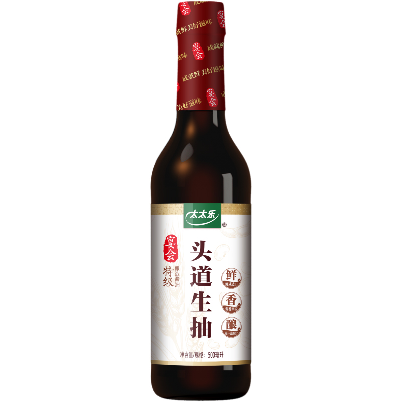 太太乐宴会头道生抽 500ml/瓶