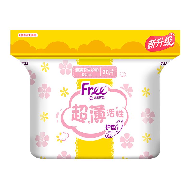 Free·飞超薄卫生护垫152mm 28片