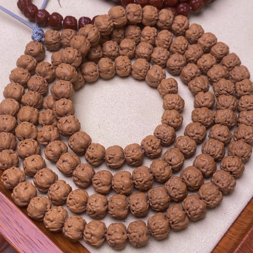 【闪购商品】金刚菩提吊坠唐****.佛手108尺寸7.8