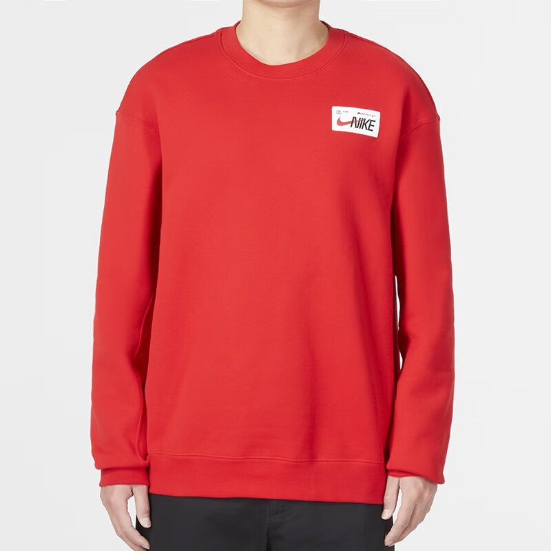 Nike耐克正品男装卫衣春季新款休闲圆领长袖运动套头衫FD4059-657
