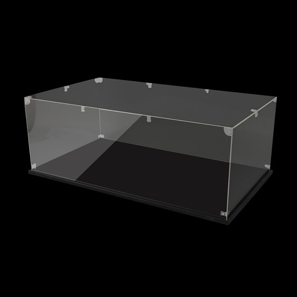 盛世鸿程2MM无胶亚克力展示积木模型专用高透明方形拼装展示盒