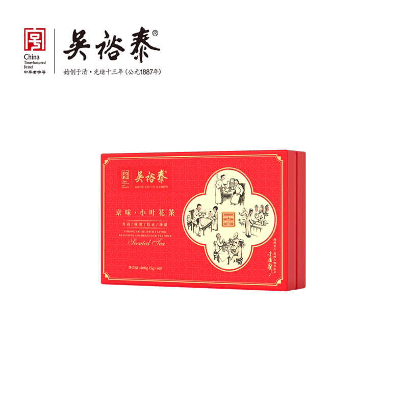 吴裕泰京味儿小叶花茶礼盒