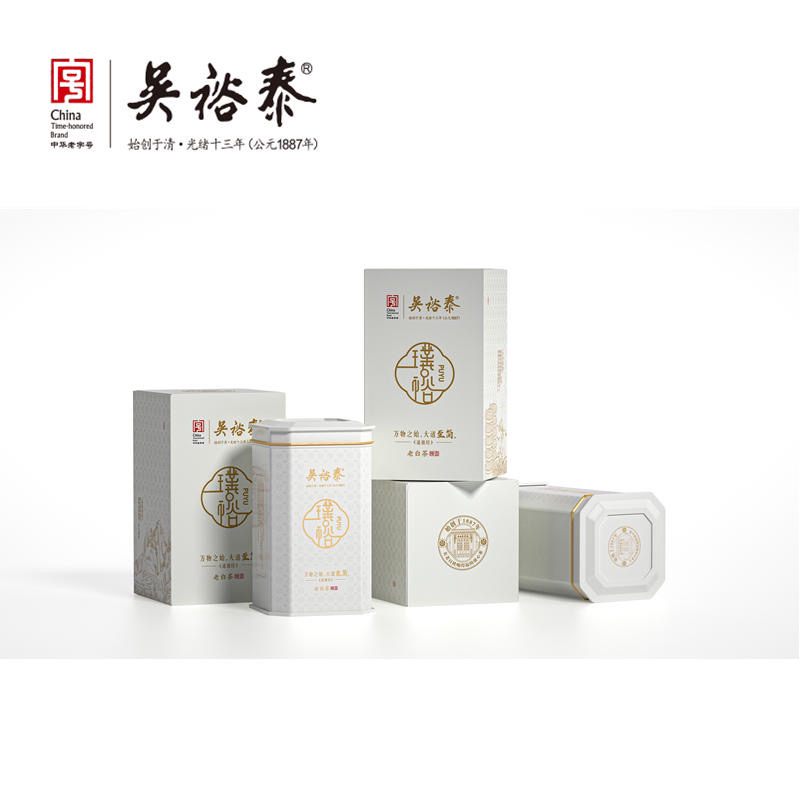 吴裕泰白茶 81克罐装璞裕至简老白茶