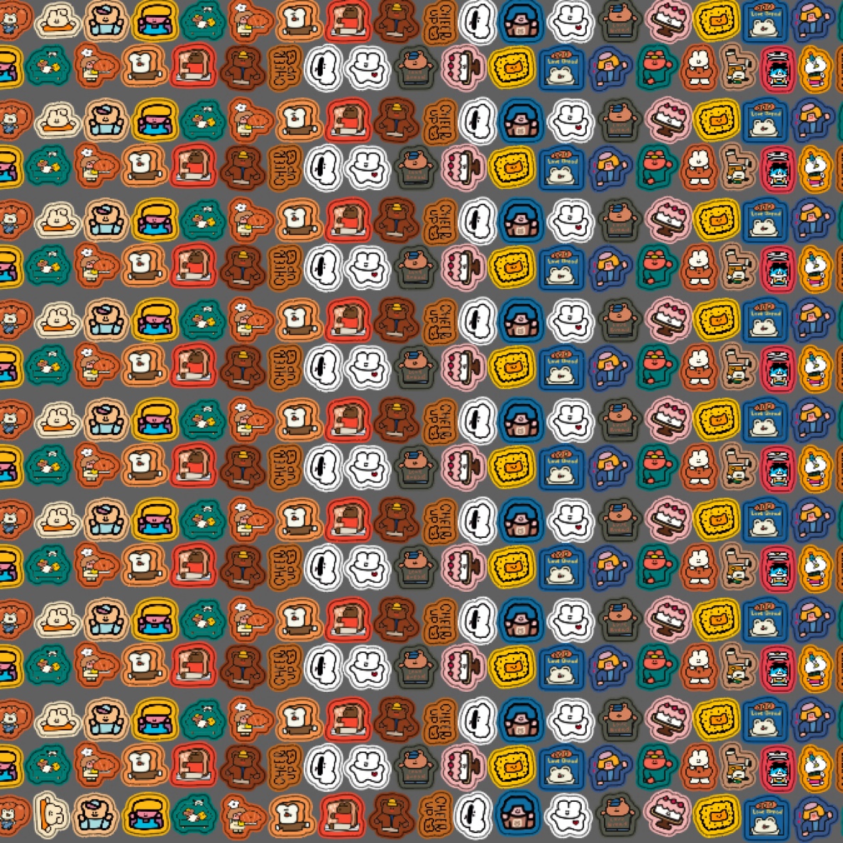 2cm（DJ）亚克力片片钥匙扣挂件可爱书包创意ins